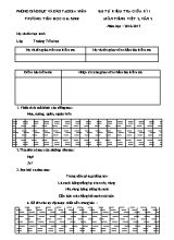 Đề kiểm tra giữa học kì I Tiếng việt lớp 2 - Năm học 2016-2017 - Trường Tiểu học Gia Sinh